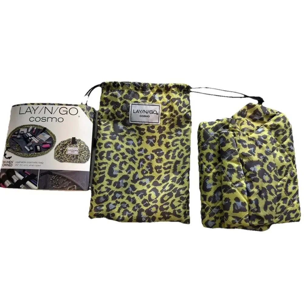Lay-n-Go Cosmo Drawstring Cosmetic‎ & Makeup Bag Organizer Toiletry Bag Travel